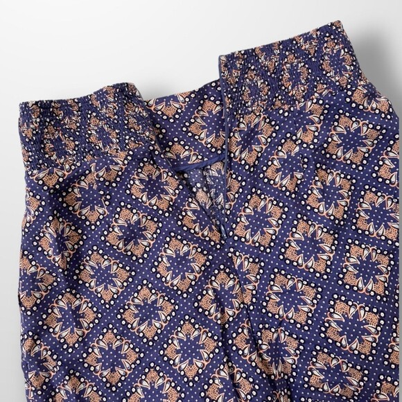 Maeve NWT Purple Terrace Floral Wide Leg Pants 2 - Picture 8 of 12